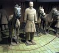 Terracotta Army soldier and horse from the Qin Dynasty