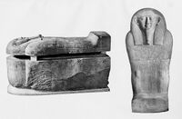 Tabnit sarcophagus (front and side)