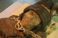 Mummy from Xiaohe cemetery