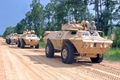 United States Army National Guard M1117 Armored Security Vehicles.