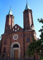 The Gothic façade of the Płock Cathedral