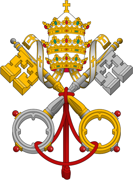 ملف:Emblem of the Papacy SE.svg