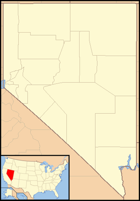 Location map Nevada