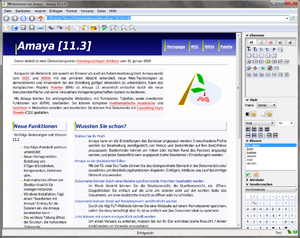 Amaya 11.3 under Windows 7