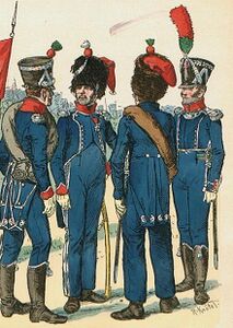 Officers of Infanterie Légère, 1803–1815