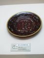 Painted lacquerware dish from the tomb of Zhu Ran (182–249 AD) in Anhui province, showing figures wearing Hanfu, Eastern Wu period