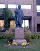 Statue in Toronto erected by Ukrainians in Canada in 1988 to celebrate the establishment of Christianity in Ukraine by St. Volodymyr in 988