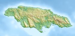 Location map Jamaica/شرح is located in Jamaica