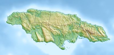 Location map Jamaica