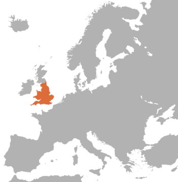 أراضي مملكة إنگلترة بعد غزو النورمان لويلز (1067–1283)