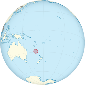 Norfolk Island on the globe (Polynesia centered).svg