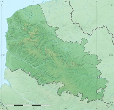 Location map France Pas-de-Calais