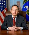 Steven Chu (BA, BS 1970), recipient of the Nobel Prize in Physics and 12th United States Secretary of Energy