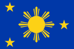 Naval Jack of the Philippines.svg