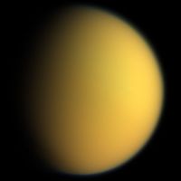 Titan in natural color