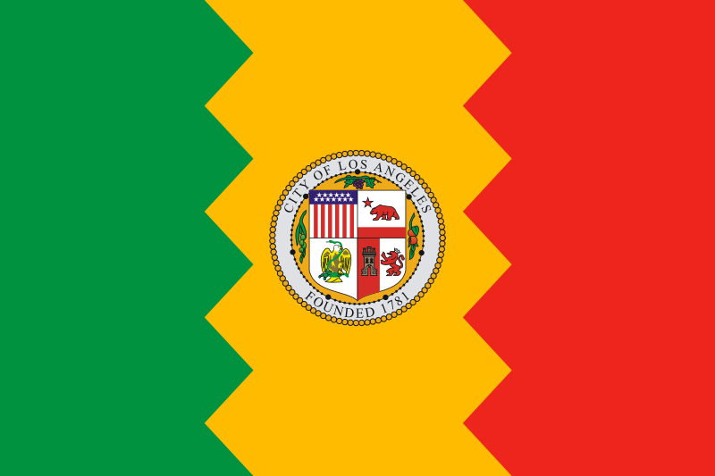 ملف:Flag of Los Angeles, California.svg