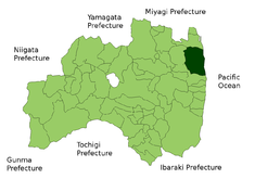 Location of Minamisōma
