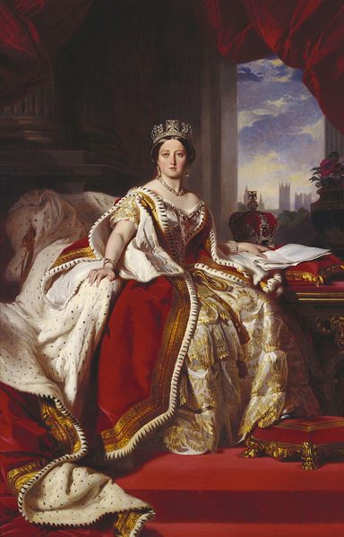 ملف:Victoria in her Coronation.jpg