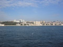 Dolmabahçe Palace on the Bosphorus.