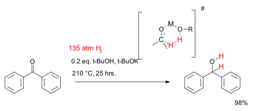 Base Catalyzed Ketone Hydrogenation