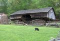 A cantilever barn from rural Appalachia