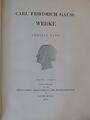 Volume II of "Carl Friedrich Gauss Werke," 1876