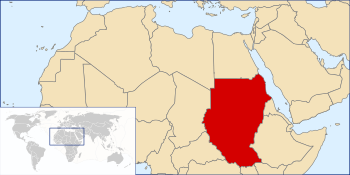 خريطة السودان قبل استقلال الجنوب في 9 يوليو 2011.