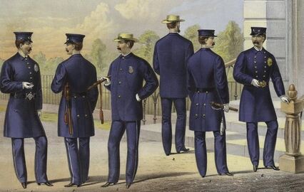 شرطة مدينة نيويورك عام 1871.