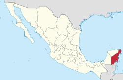 ولاية كينتانا رو ضمن المكسيك