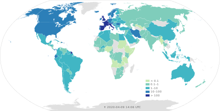 COVID-19 Outbreak World Map Total Deaths per Capita.svg