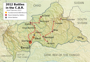 معارك 2012 في جمهورية أفريقيا الوسطى.