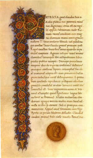 Suetonius, De vita Caesarum, Berlin, Ms. lat. fol. 28.jpg