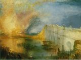 J. M. W. Turner, The Burning of the Houses of Lords and Commons (1835), Philadelphia Museum of Art