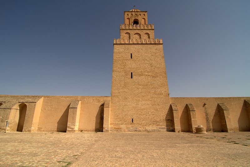 ملف:Mosque of Uqba minaret.jpg