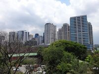 Ortigas Center - buildings along Meralco Ave. (from DepED) (Pasig)(2018-04-25).jpg