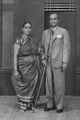 A Westernized middle-class urban Tamil Brahmin couple. c.a .1945