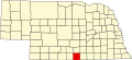 State map highlighting Franklin County