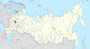 Map of Russia - Vladimir Oblast.svg
