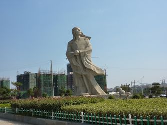 Tao Yuanming statue in his hometown Jiujiang