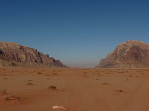 View of Wadi Rum, Jordan