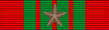 Croix de Guerre 1939-1945 ribbon - with Bronze Star.svg