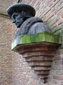 Bust of Erasmus in Gouda by Hildo krop