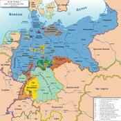 خريطة إتحاد شمال ألمانيا