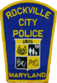 Patch of the Rockville City Police Department (1976)