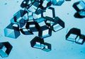 Insulin crystals grown in outer space