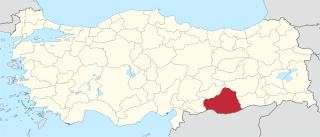 موقع محافظة شانلي‌اورفا في تركيا