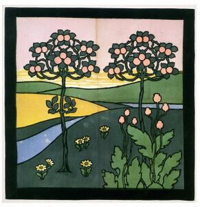 Printed cotton from the Silver Studio, for Liberty department store (1904)