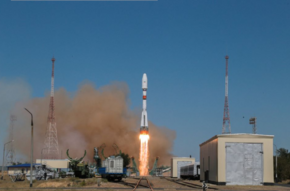 إطلاق الساتل خيام من قاعدة بايكونور الفضائية، قزخستان، 9 أغسطس 2022.