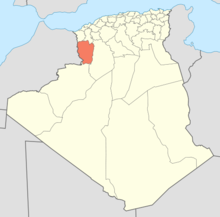 Algeria 45 Wilaya locator map-2009.png
