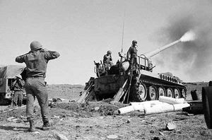 جنود إسرائيليون على جبهة الجولان السورية، حرب أكتوبر 1973.